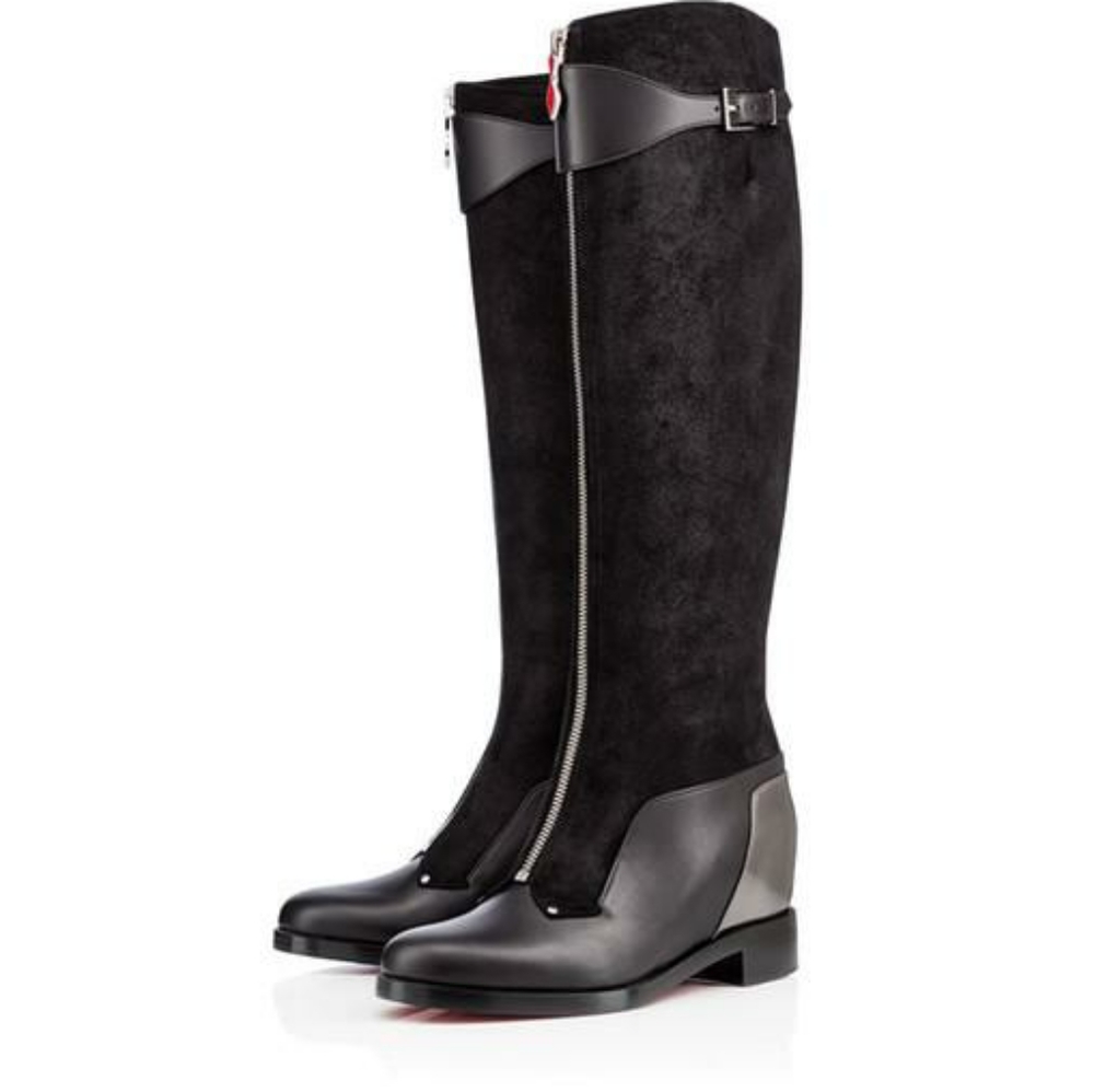 Christian Louboutin Foresta Matte Nubuck Wedge Boot